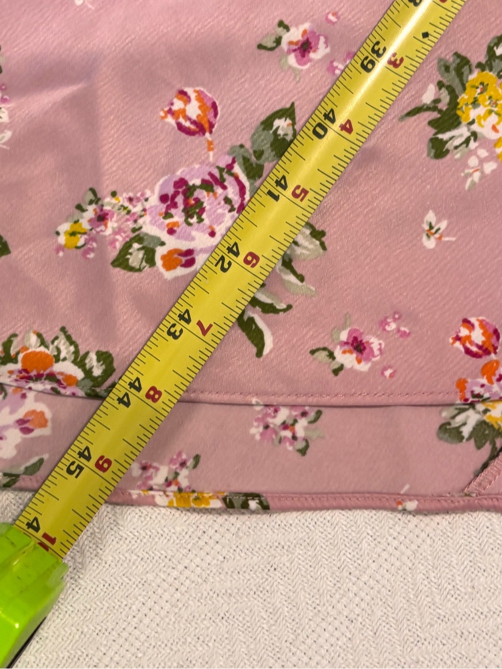 🟡Charles David Blush Pink Floral Wrap Mini Dress with Side Tie - Picture 8 of 10